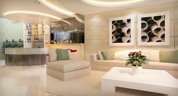 mẫu gạch ốp tường phòng khách đẹp