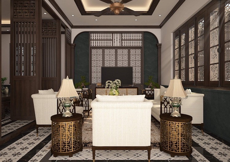 phong cách thiết kế Indochine