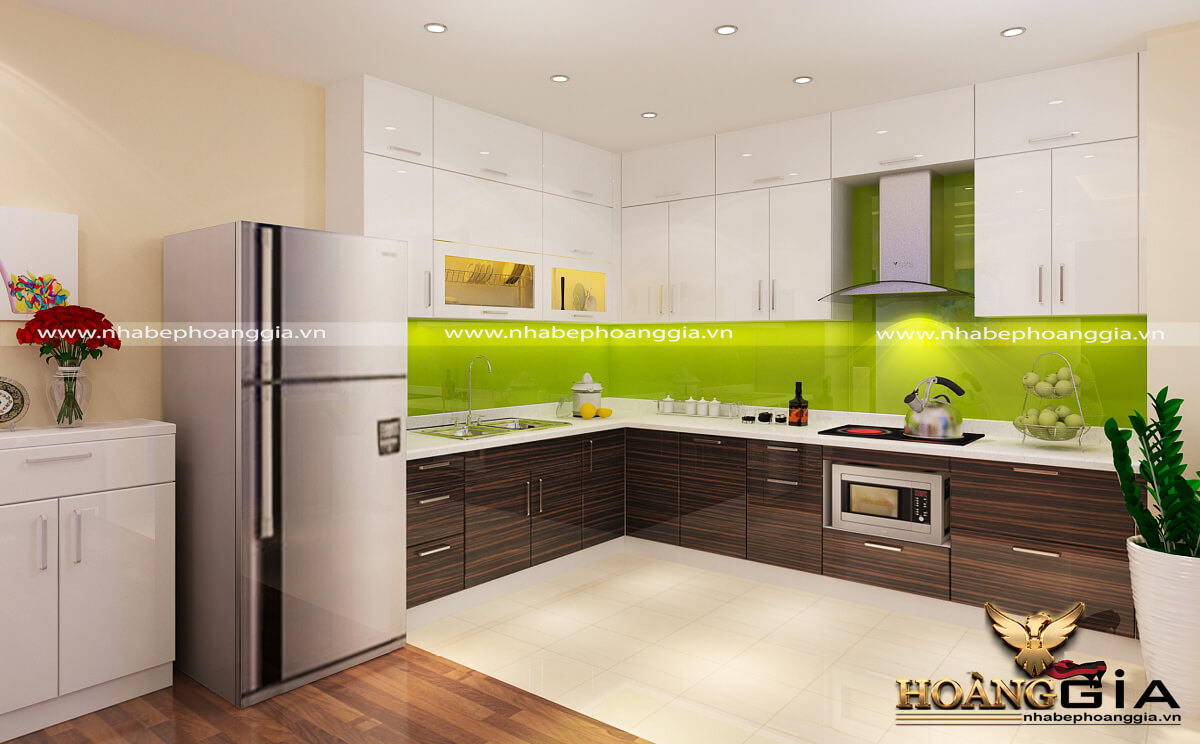 mẫu kính ốp bếp đẹp