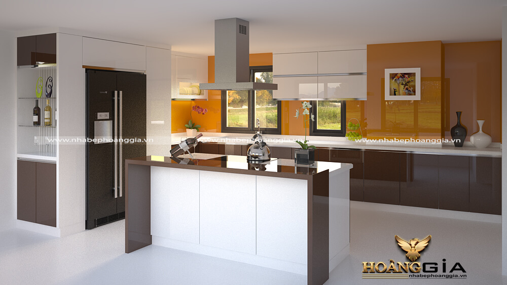 mẫu kính ốp bếp đẹp