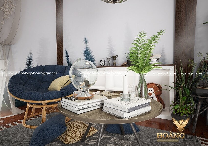thiết kế nội thất biệt thự nhà anh Sang