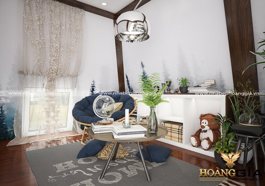 thiết kế nội thất biệt thự nhà anh Sang