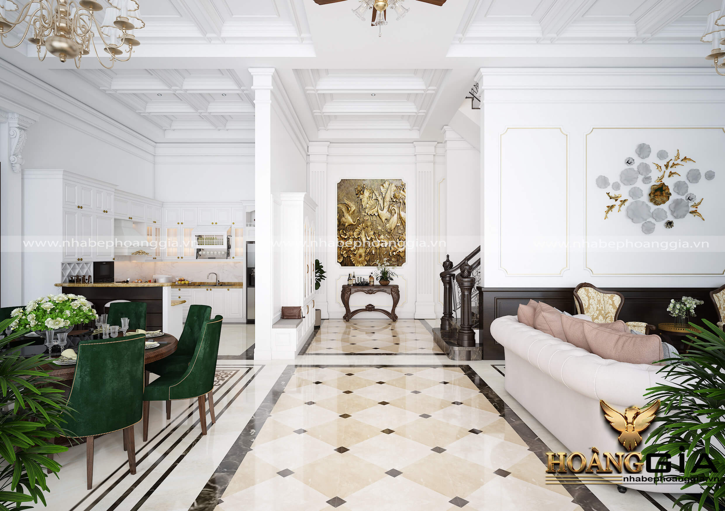 sắp xếp nội thất phòng khách