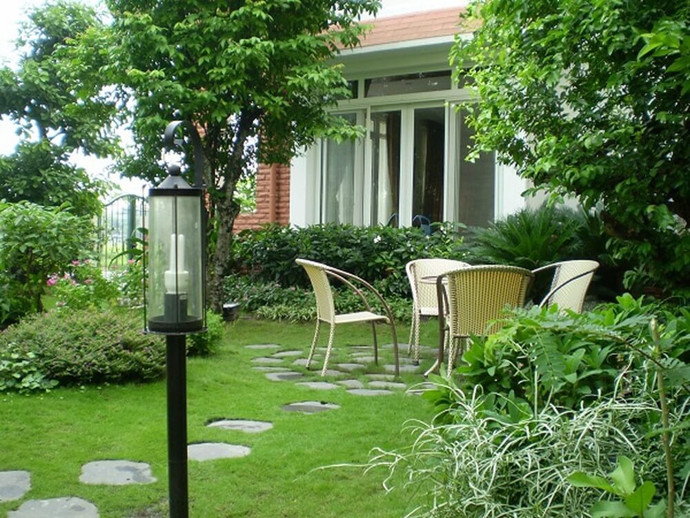 trang trí sân vườn