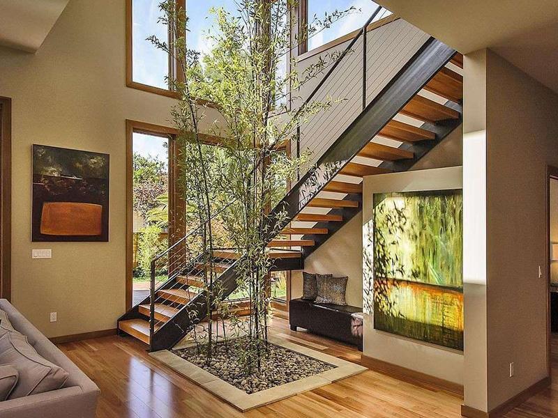 bố trí giếng trời