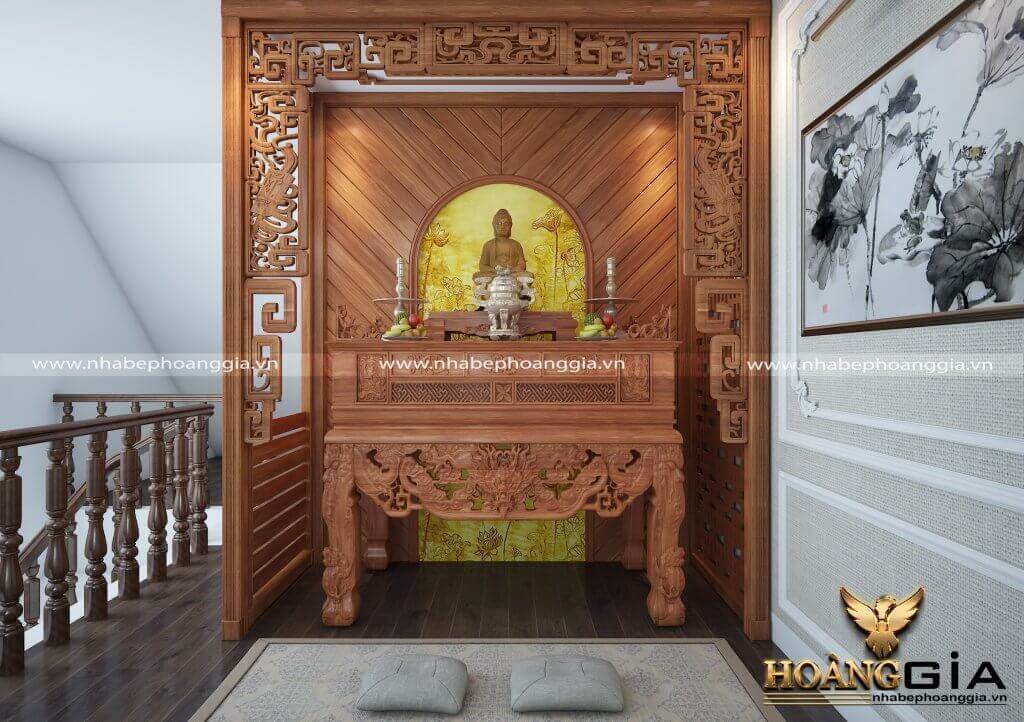 diện tích phòng thờ