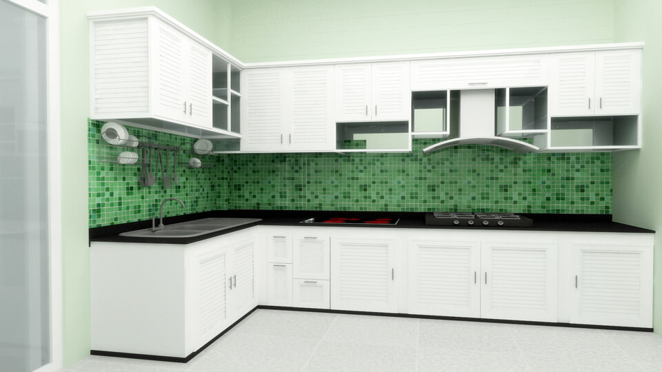 nên sử dụng tủ bếp gỗ hay tủ bếp nhôm