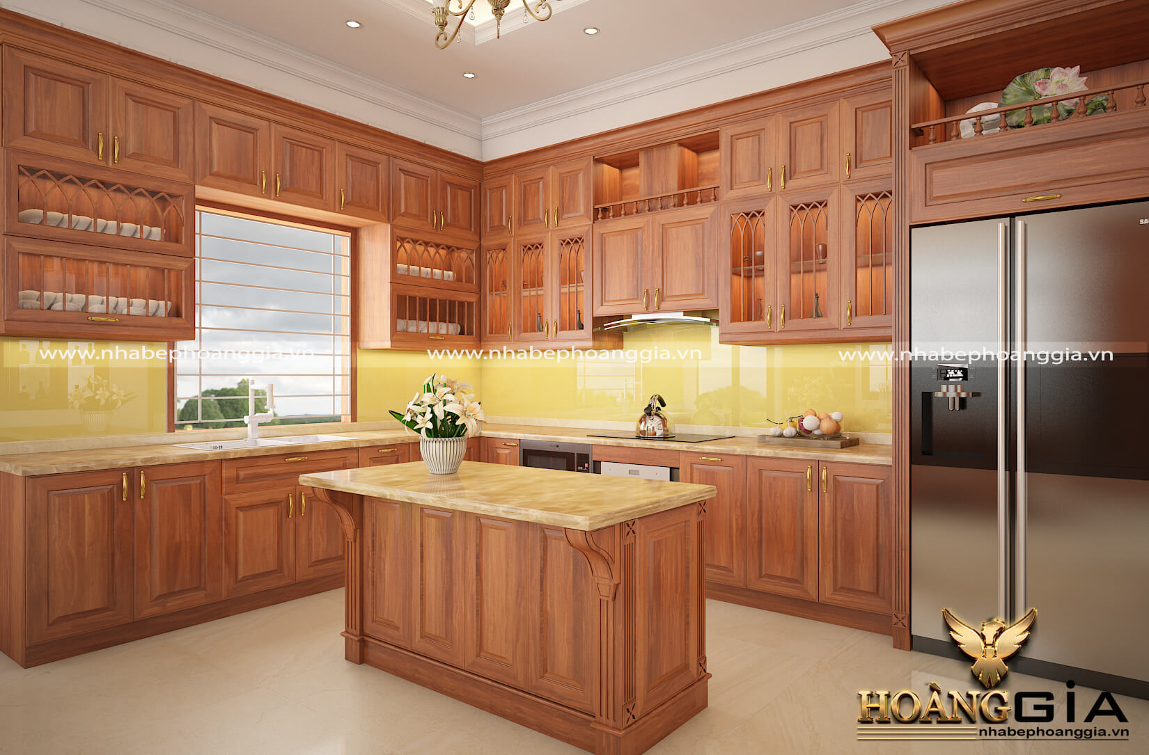 nên sử dụng tủ bếp gỗ hay tủ bếp nhôm