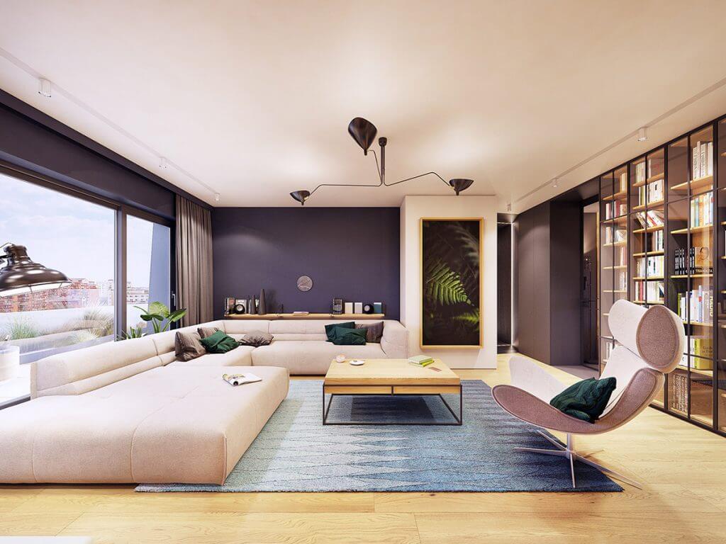 Mẫu thiết kế nội thất căn hộ 120m2
