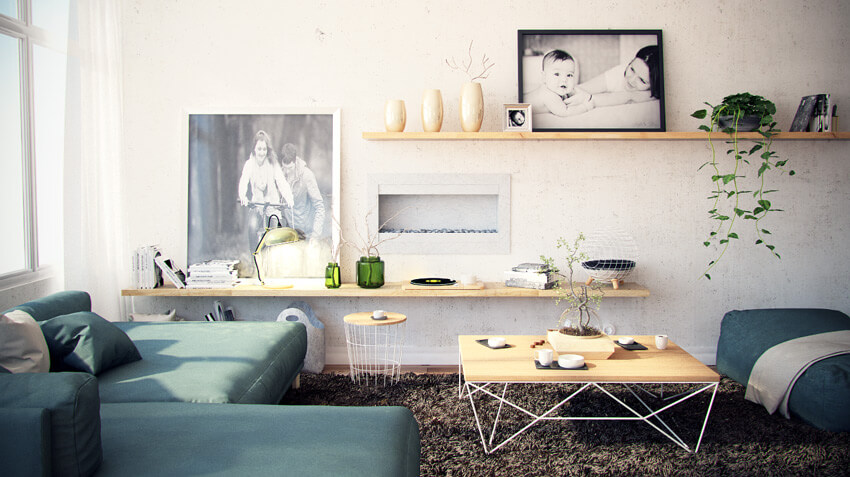 mẫu thiết kế căn hộ phong cách Scandinavian