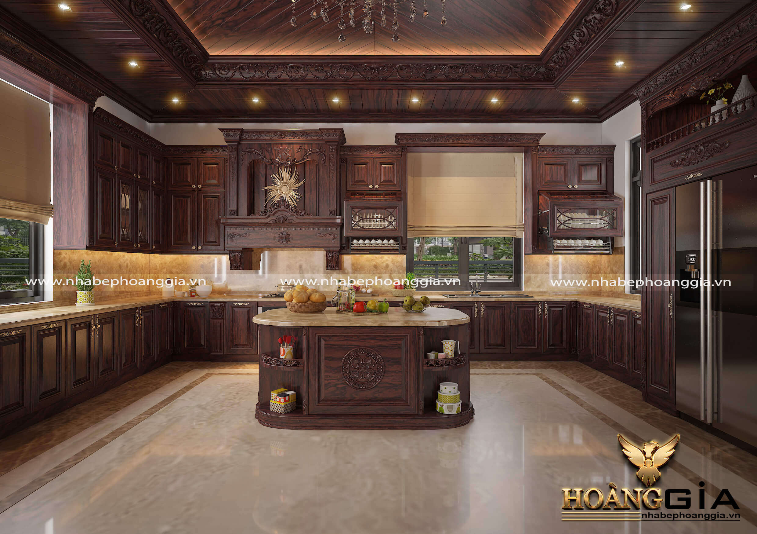 nên dùng tủ bếp nhựa hay gỗ