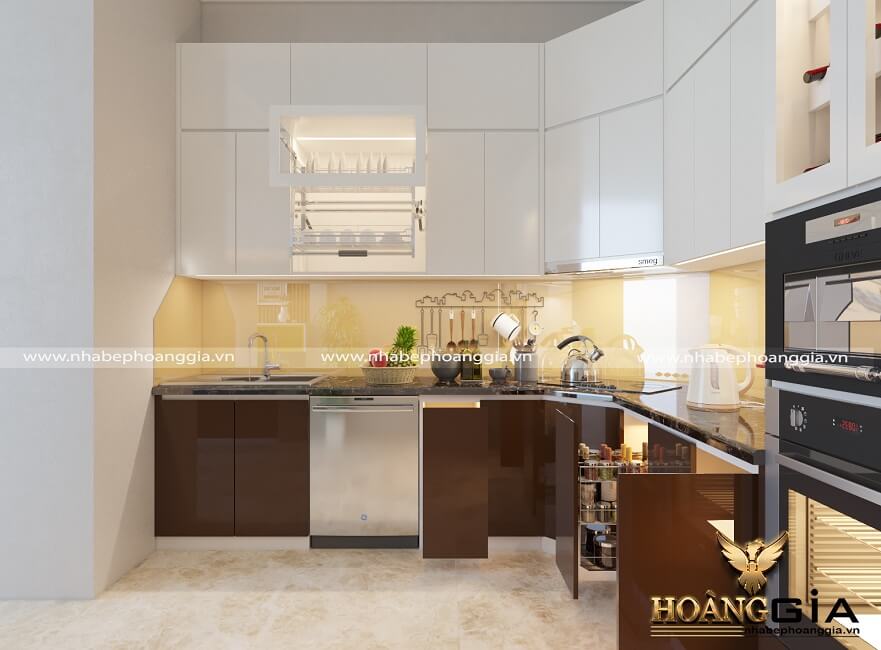 nên dùng tủ bếp nhựa hay gỗ