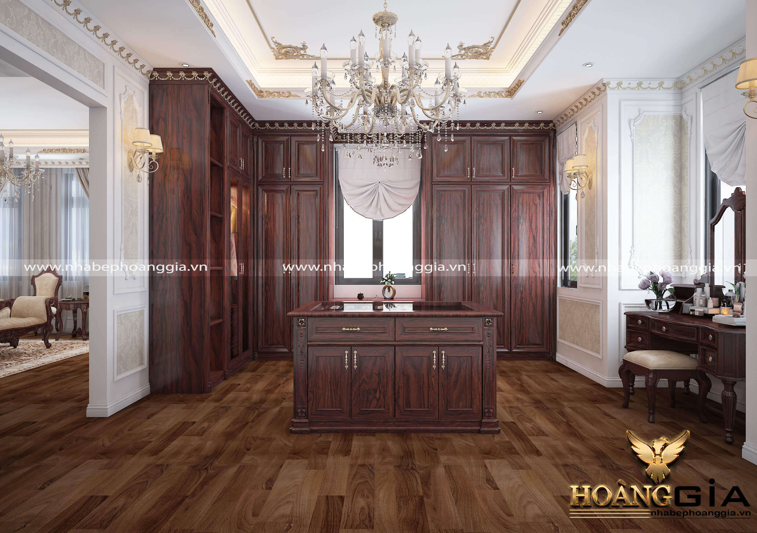 nội thất phòng ngủ tân cổ điển