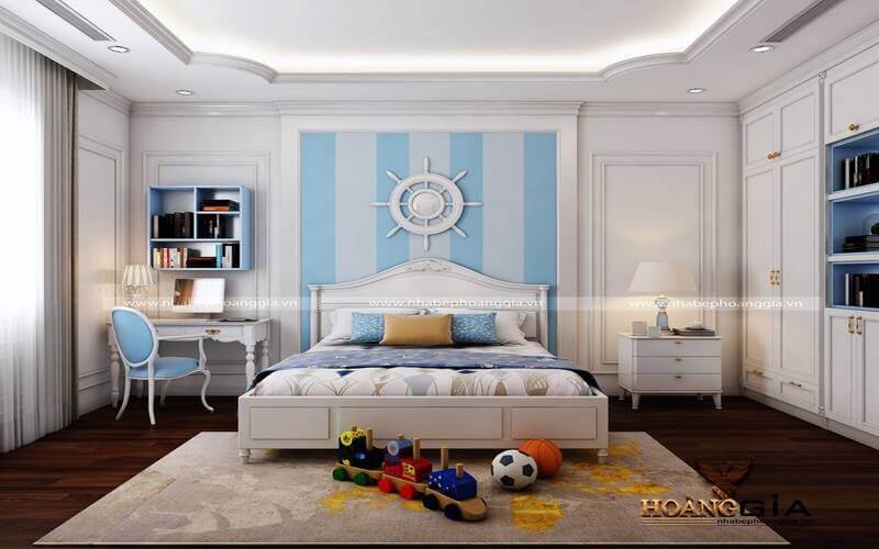 trang trí phòng ngủ cho bé trai