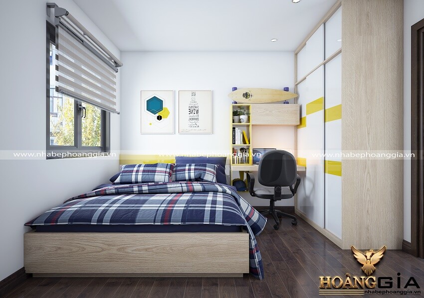 trang trí phòng ngủ cho bé trai