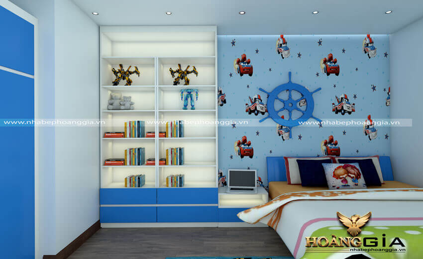 trang trí phòng ngủ cho bé trai