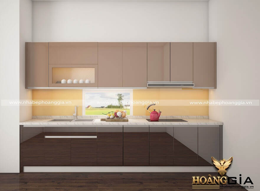 so sánh tủ bếp Laminate và tủ bếp Acrylic