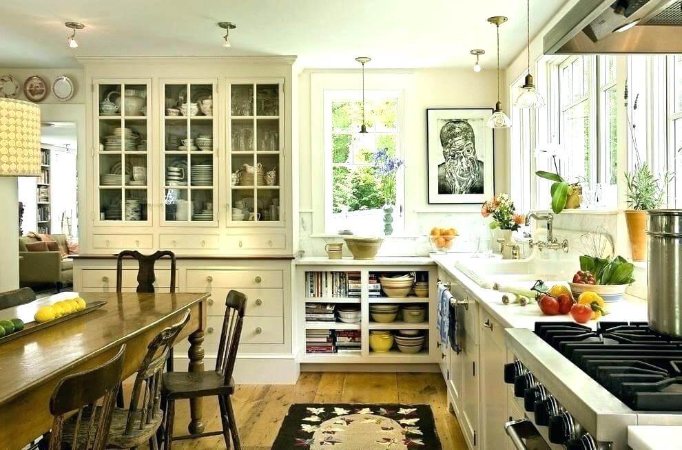 nhà bếp đẹp với phong cách nội thất Shabby Chic
