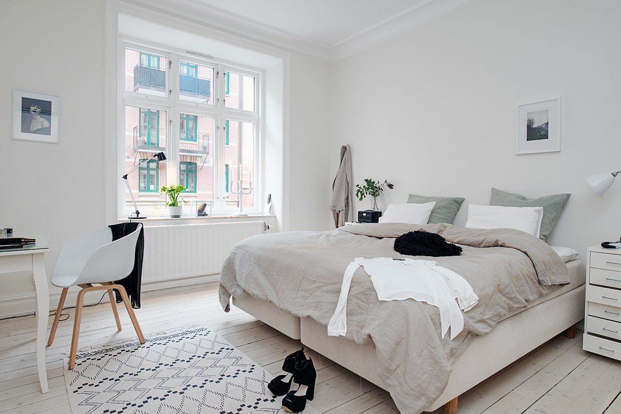 mẫu phòng ngủ đẹp phong cách Scandinavian