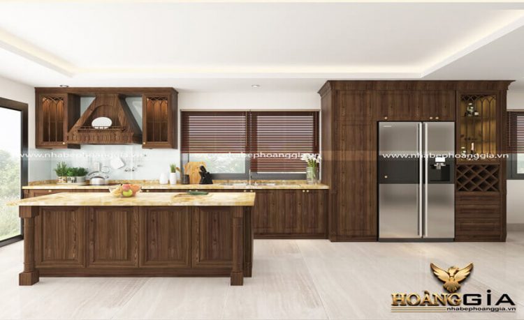 mẫu tủ bếp gỗ sồi Mỹ đẹp 2019mẫu tủ bếp gỗ sồi Mỹ đẹp 2022