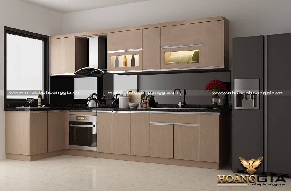 thiết kế tủ bếp đẹp vừa túi tiền