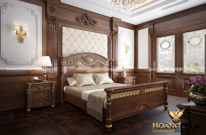 thiết kế nội thất tân cổ điển cho biệt thự song lập