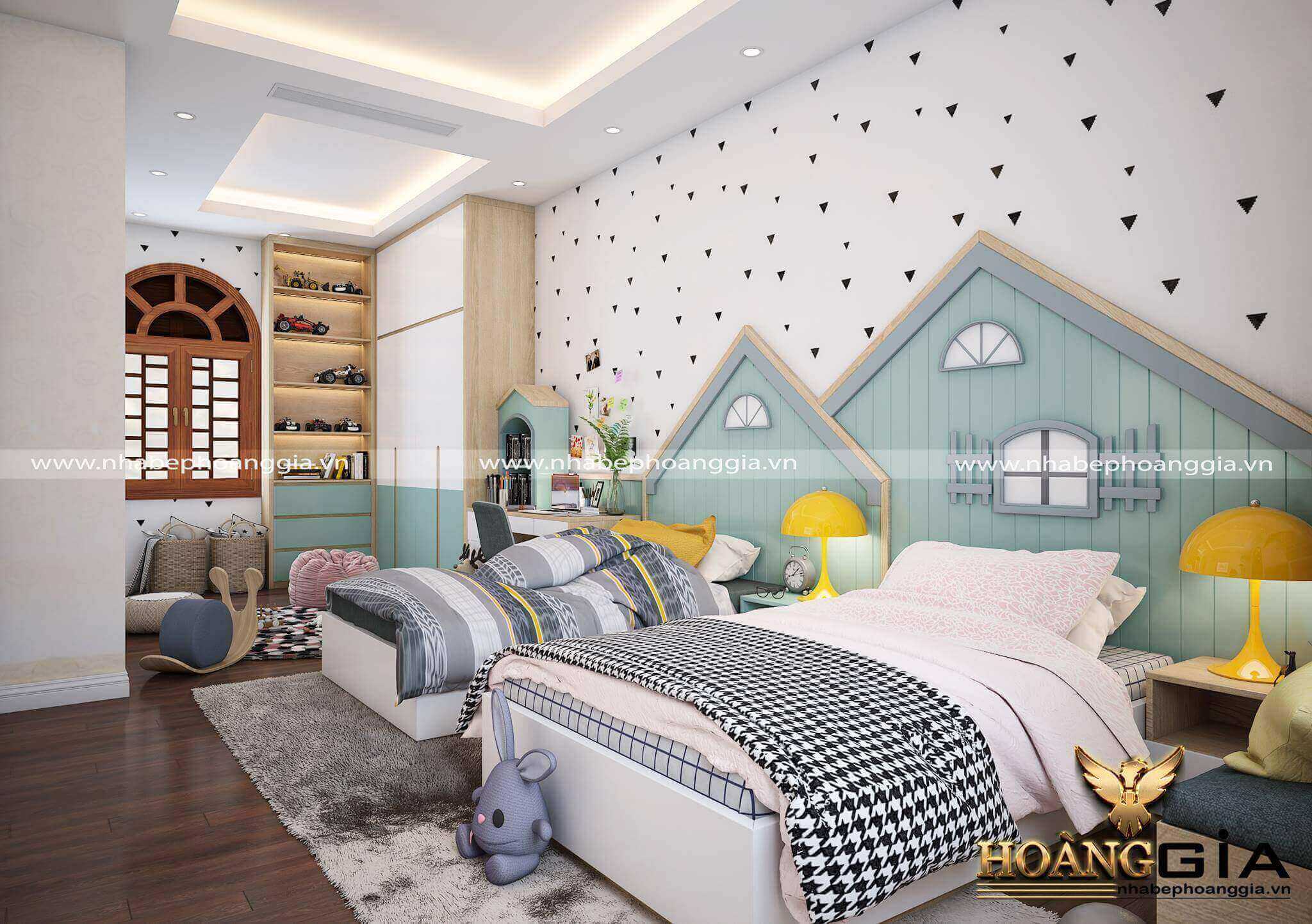 nguyên tắc thiết kế phòng ngủ cho bé