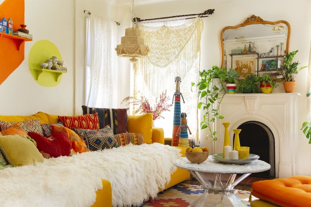 phong cách thiết kế nội thất Bohemian