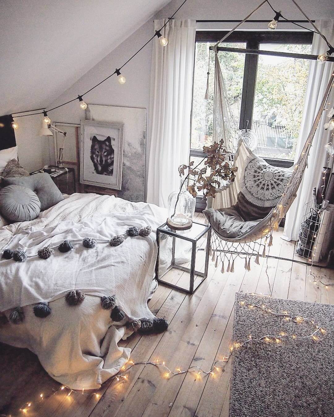 phòng ngủ phong cách Bohemian