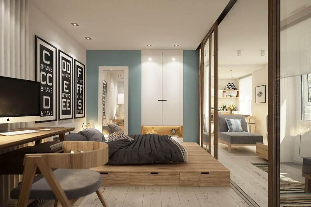 thiết kế nội thất chung cư 44m2