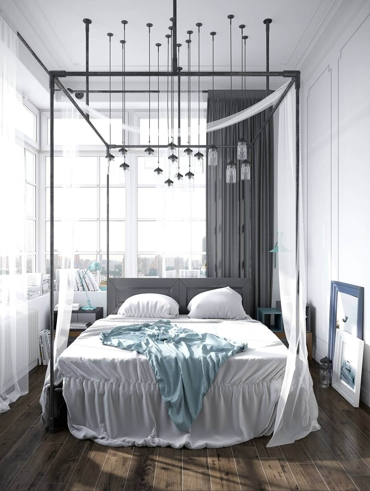 kiểu giường Capony hiện đại
