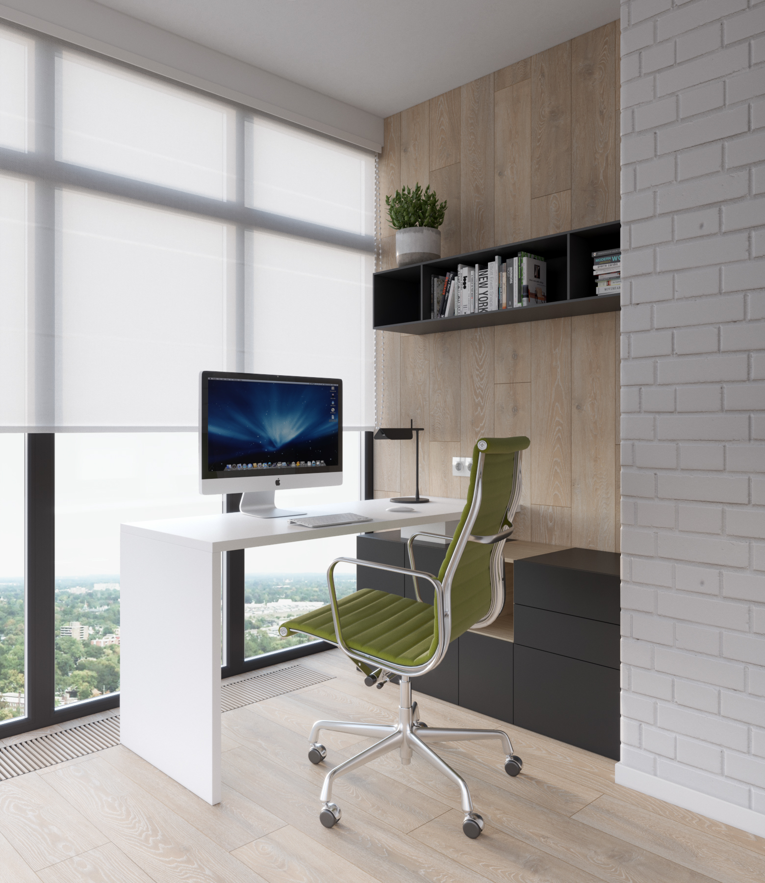 thiết kế căn hộ hiện đại