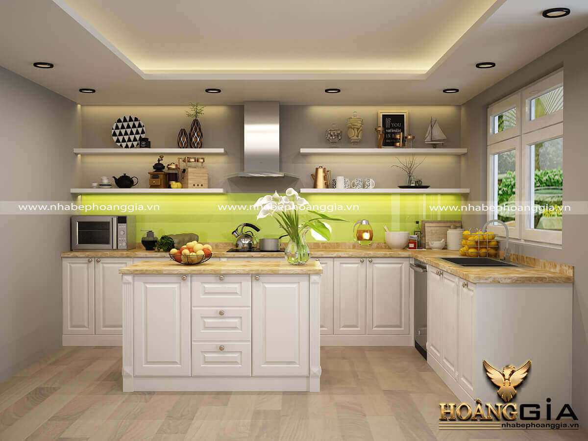 thiết kế phòng bếp nhà cấp 4 đẹp