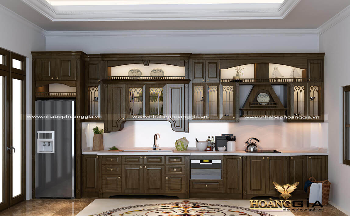 phòng bếp tân cổ điển nhỏ