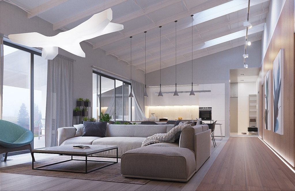 thiết kế biệt thự phong cách công nghiệp