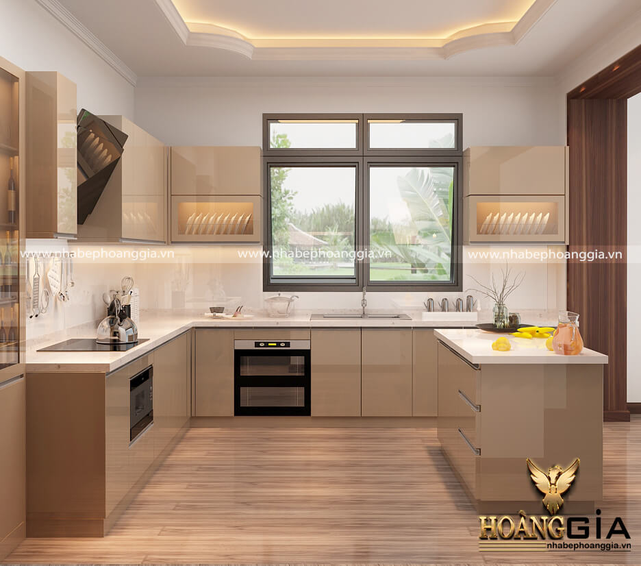 thiết kế đảo bếp