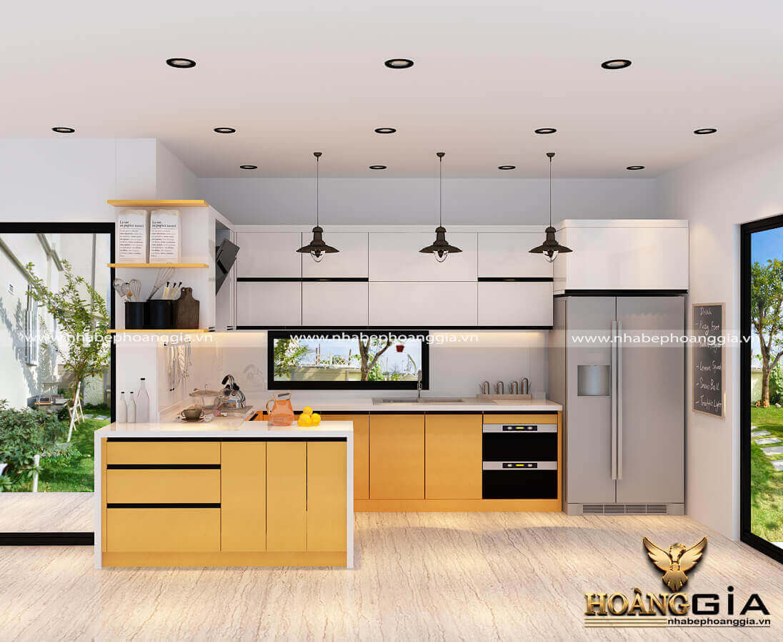 thiết kế tủ bếp hiện đại