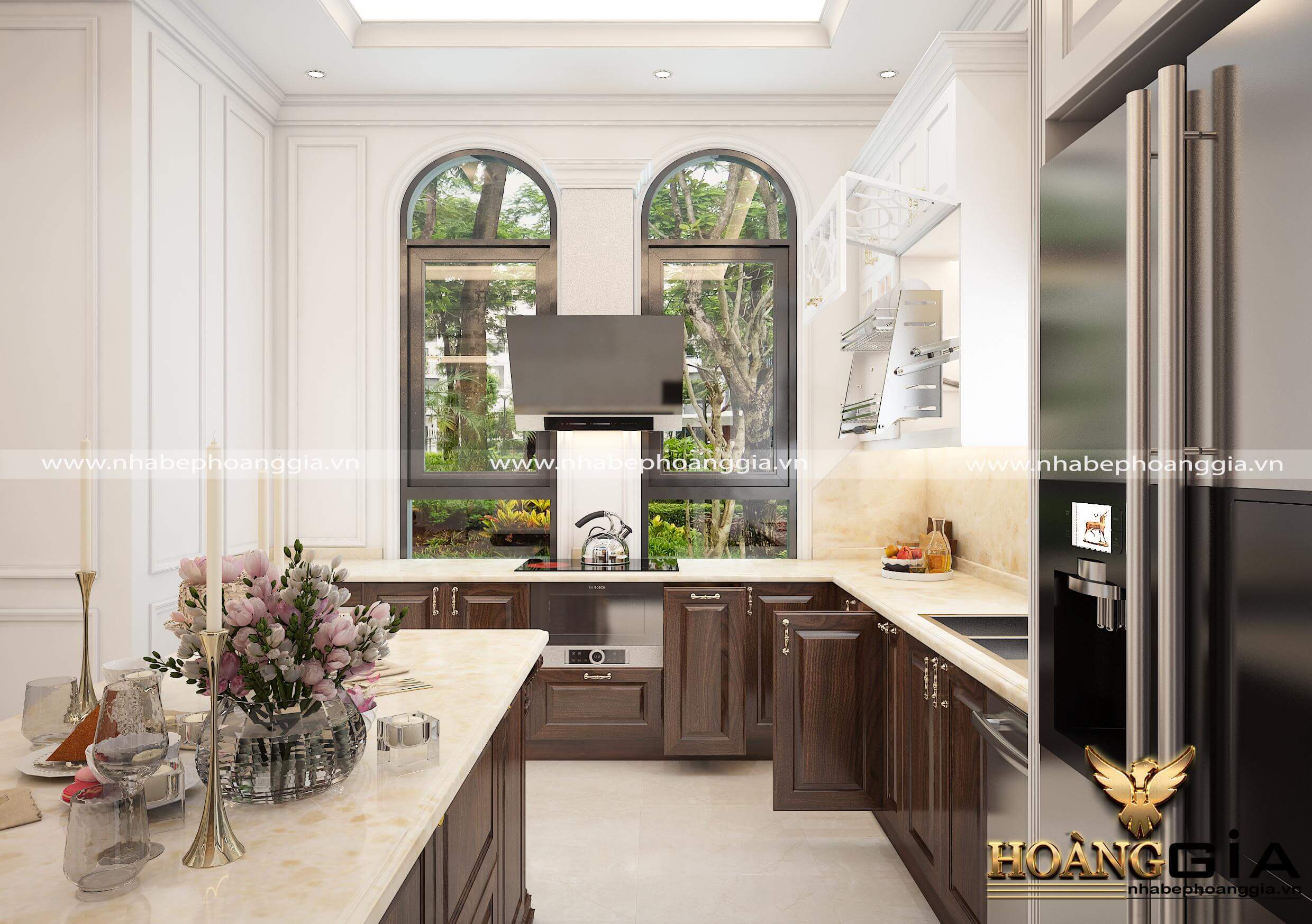 có nên lựa chọn thiết kế nội thất nhà phố tân cổ điển