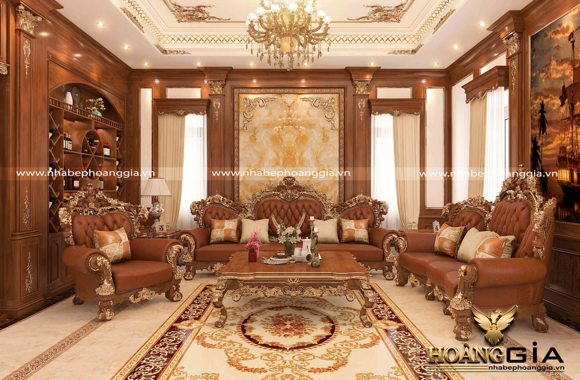 thiết kế bàn ghế phong cách Châu Âu
