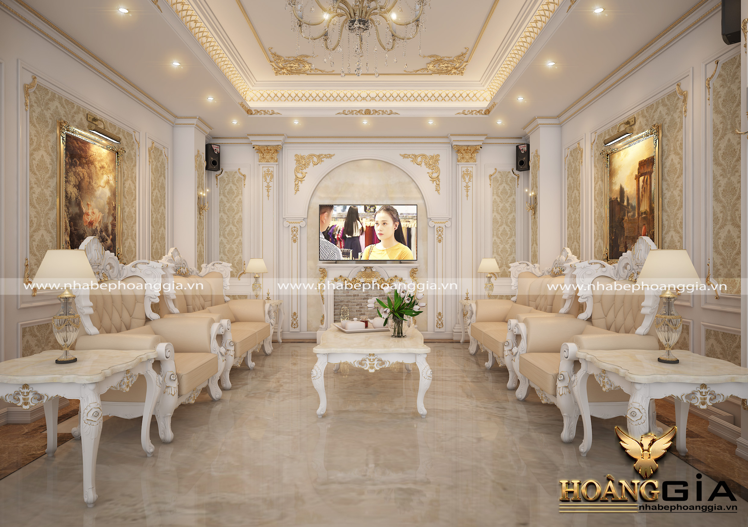 thiết kế bàn ghế phong cách Châu Âu