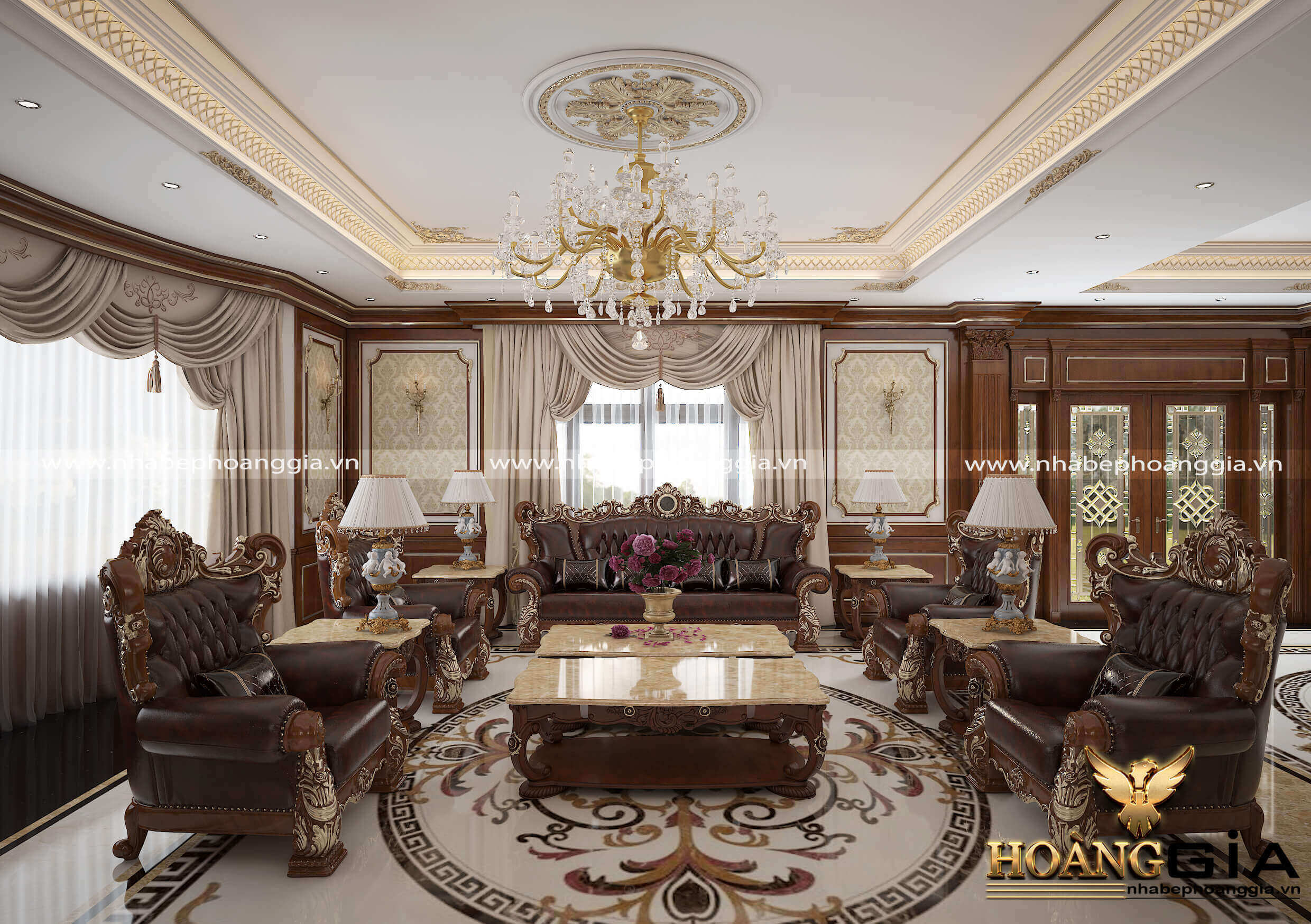 thiết kế bàn ghế phong cách Châu Âu