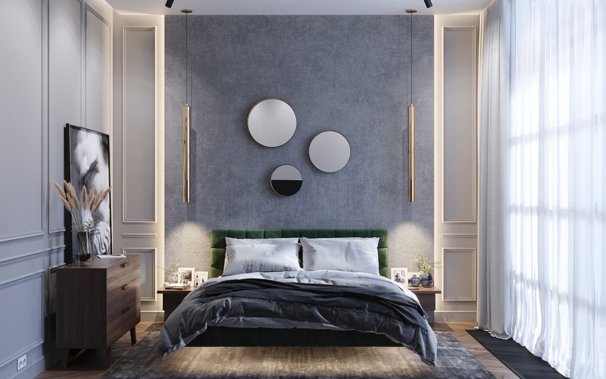 thiết kế căn hộ tân cổ điển 80m2