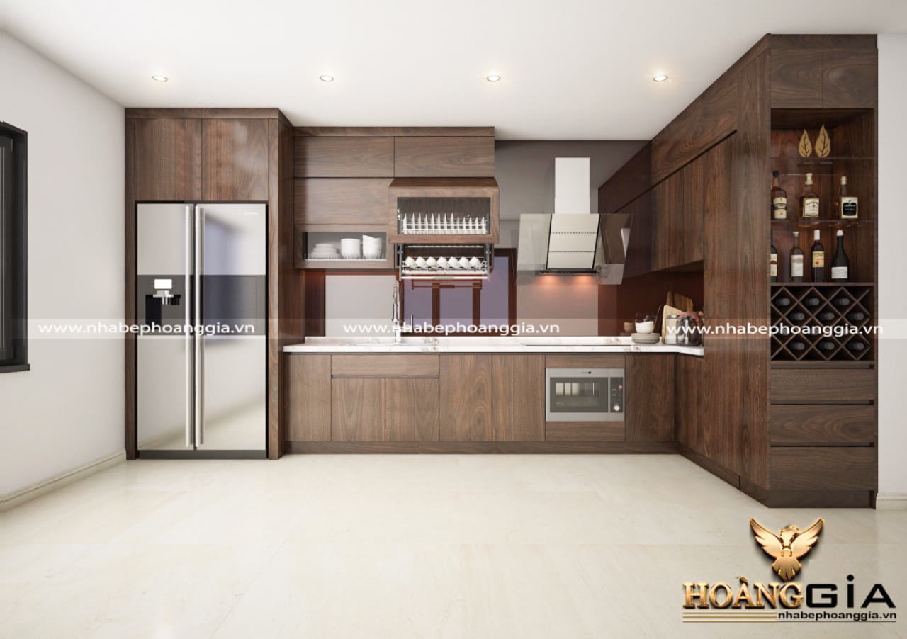 thiết kế thi công tủ bếp tại Bắc Giang