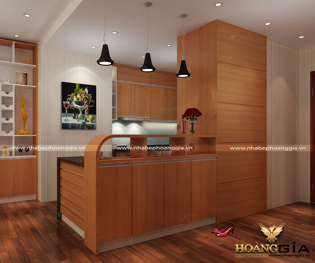thiết kế thi công tủ bếp tại Bắc Giang