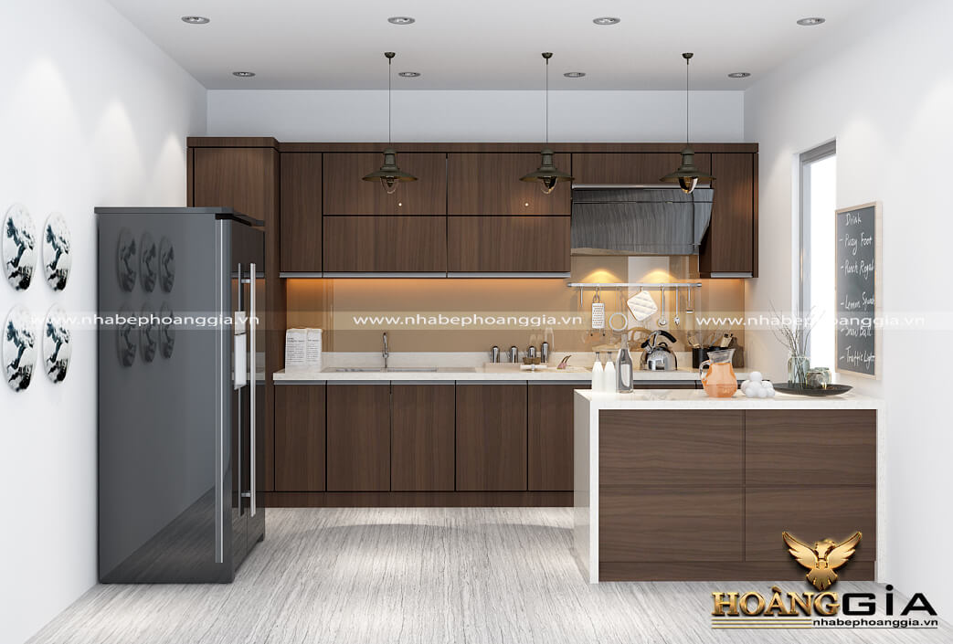 tủ bếp gỗ công nghiệp MFC có bền không