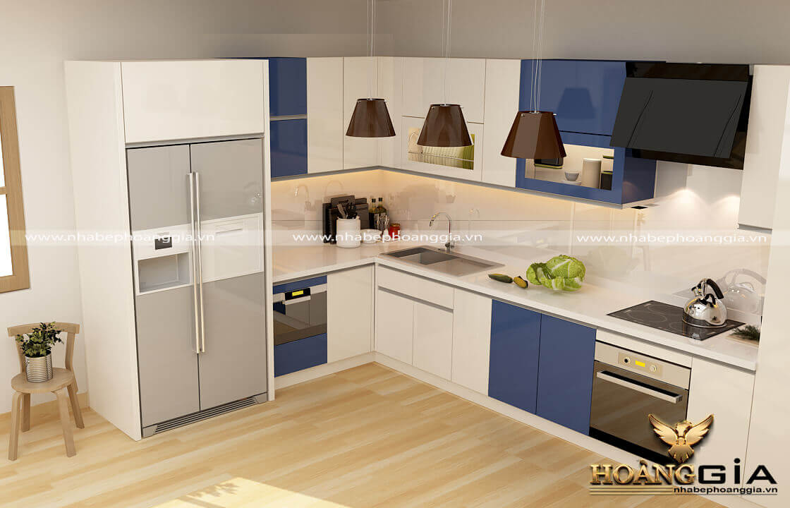 có nên làm tủ bếp 100% gỗ nhựa không