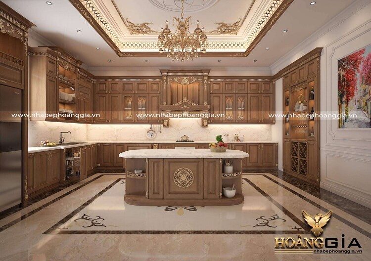 thiết kế thi công tủ bếp tại Điện Biên