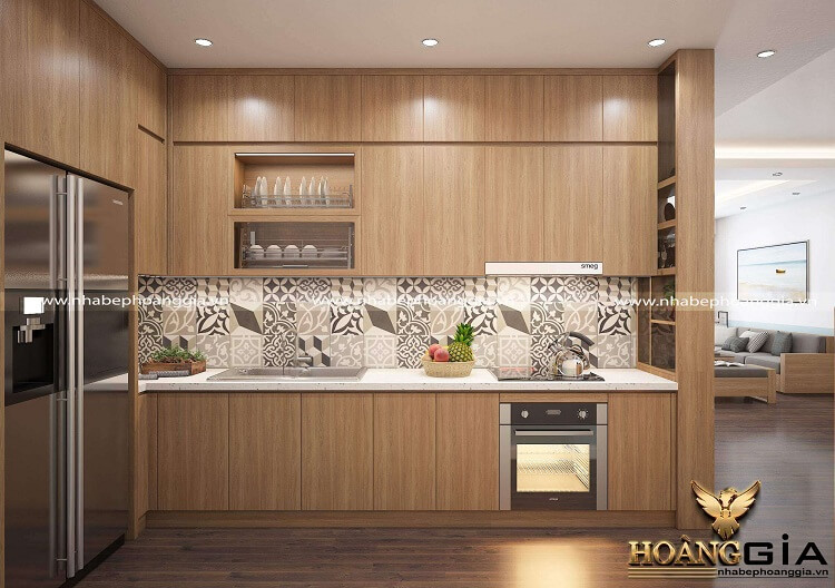 thiết kế thi công tủ bếp tại Điện Biên