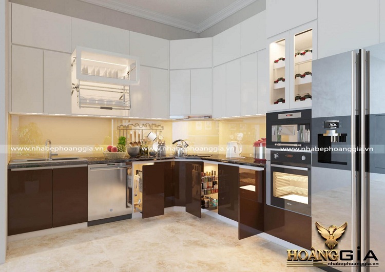 sắp xếp phòng bếp nhà chung cư
