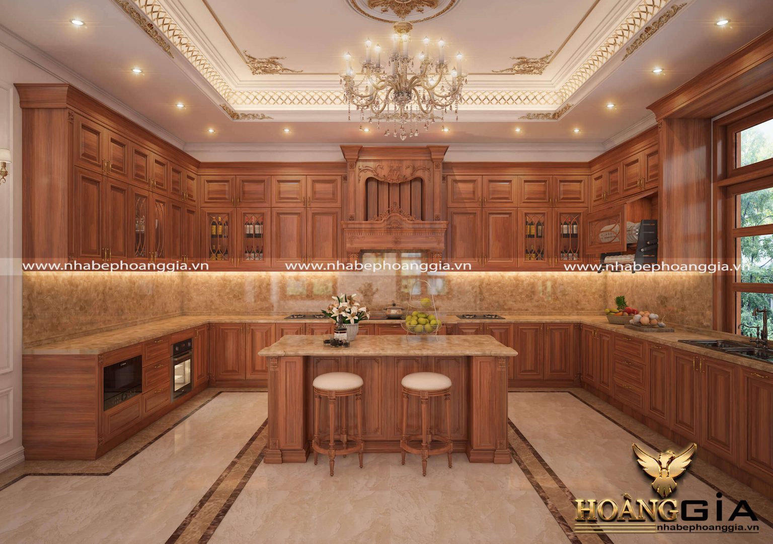tủ bếp gỗ gõ đỏ có tốt không